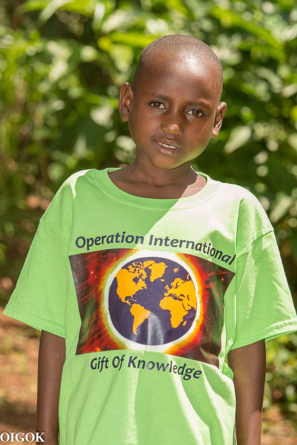 Adah, a child in OIGOK's program in Uganda