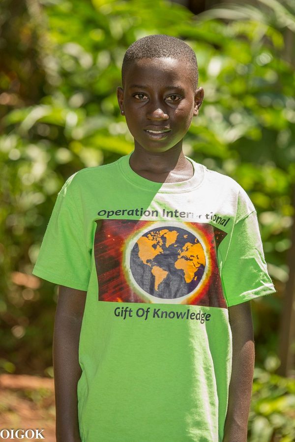 Agnes, a child in OIGOK's program in Uganda