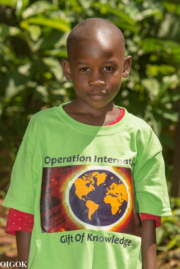 Esther, a child in OIGOK's program in Uganda