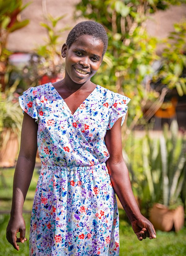 Esther, a child in OIGOK's program in Uganda