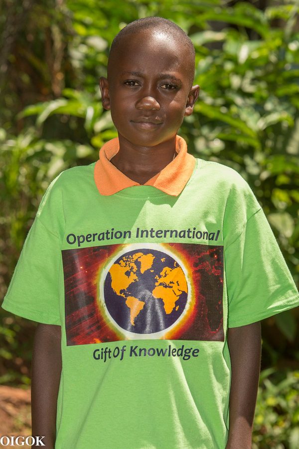 Ian, a child in OIGOK's program in Uganda