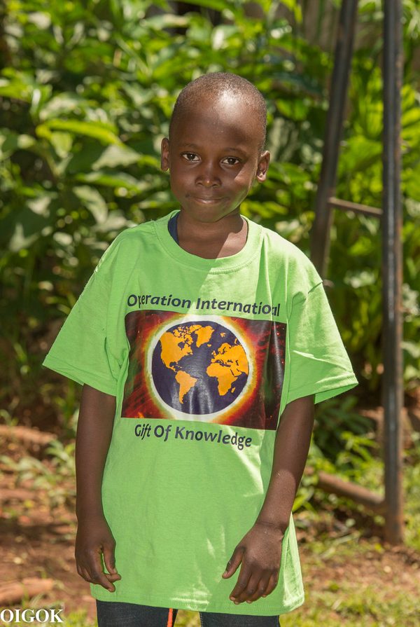 Joel, a child in OIGOK's program in Uganda