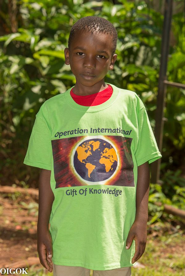 Jovan, a child in OIGOK's program in Uganda