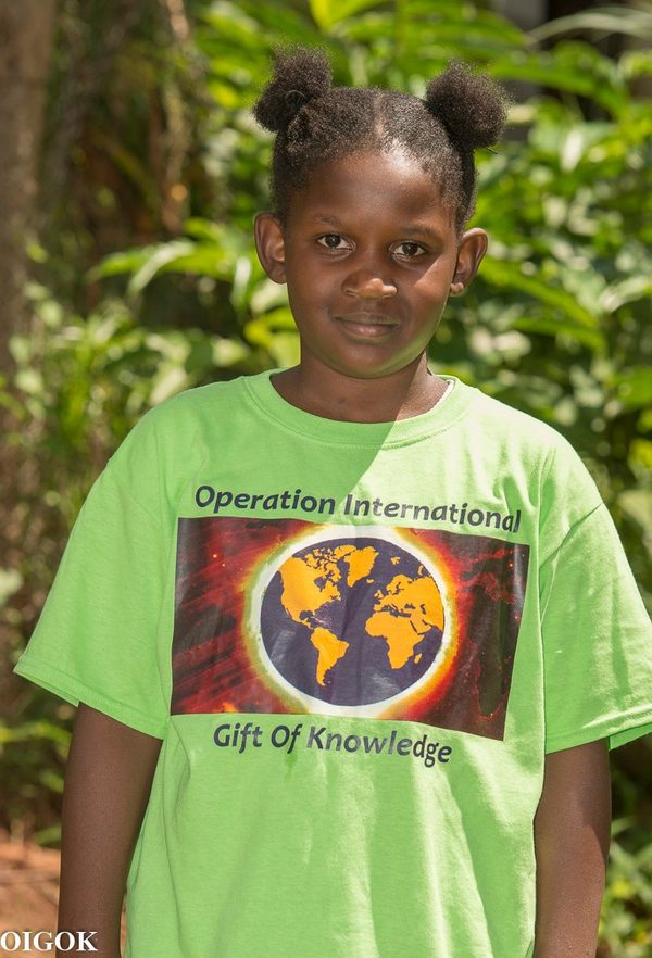 Joyce, a child in OIGOK's program in Uganda