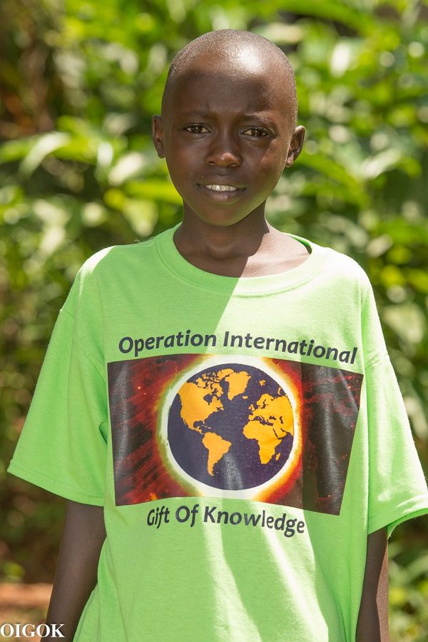 Promise, a child in OIGOK's program in Uganda