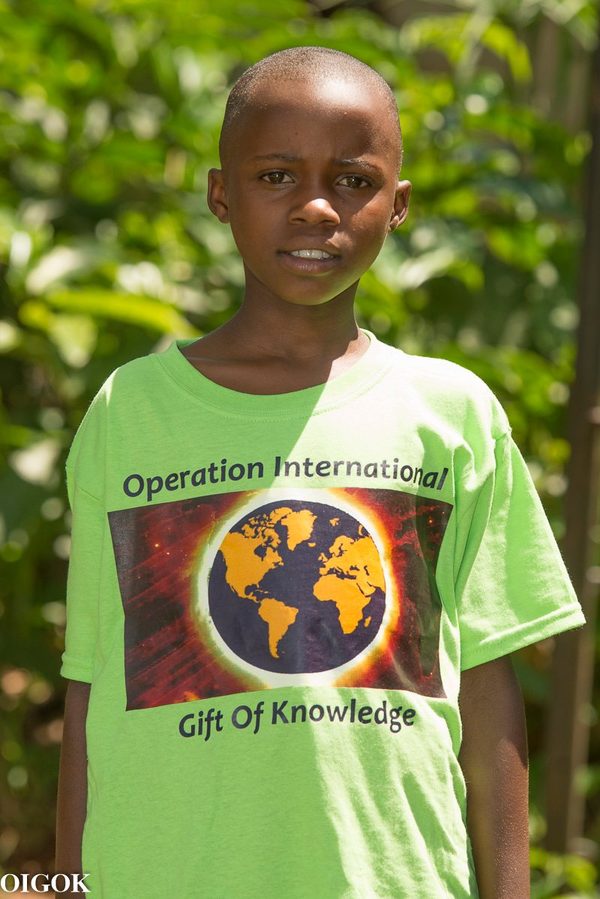 Prossy, a child in OIGOK's program in Uganda