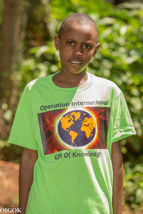 Shilan, a child in OIGOK's program in Uganda