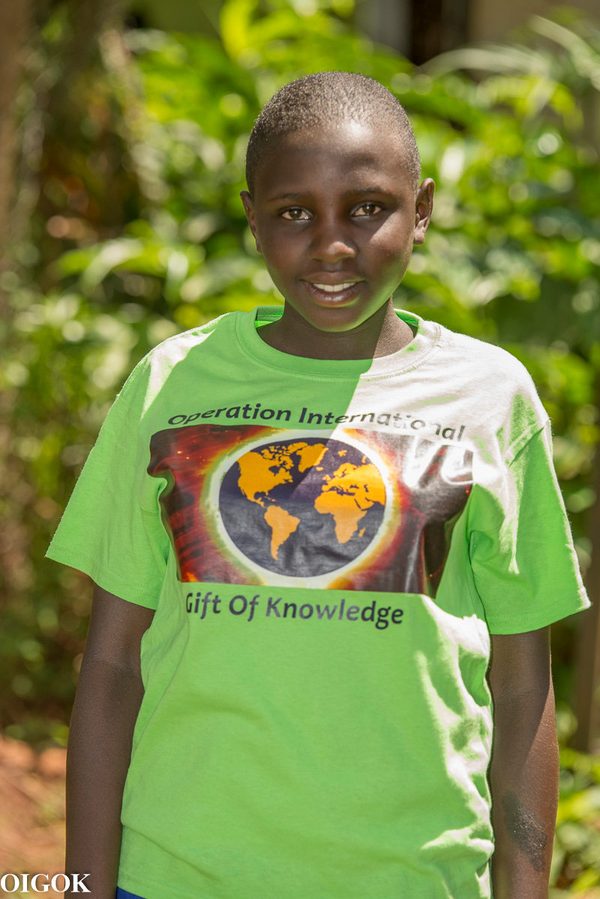Sincere, a child in OIGOK's program in Uganda