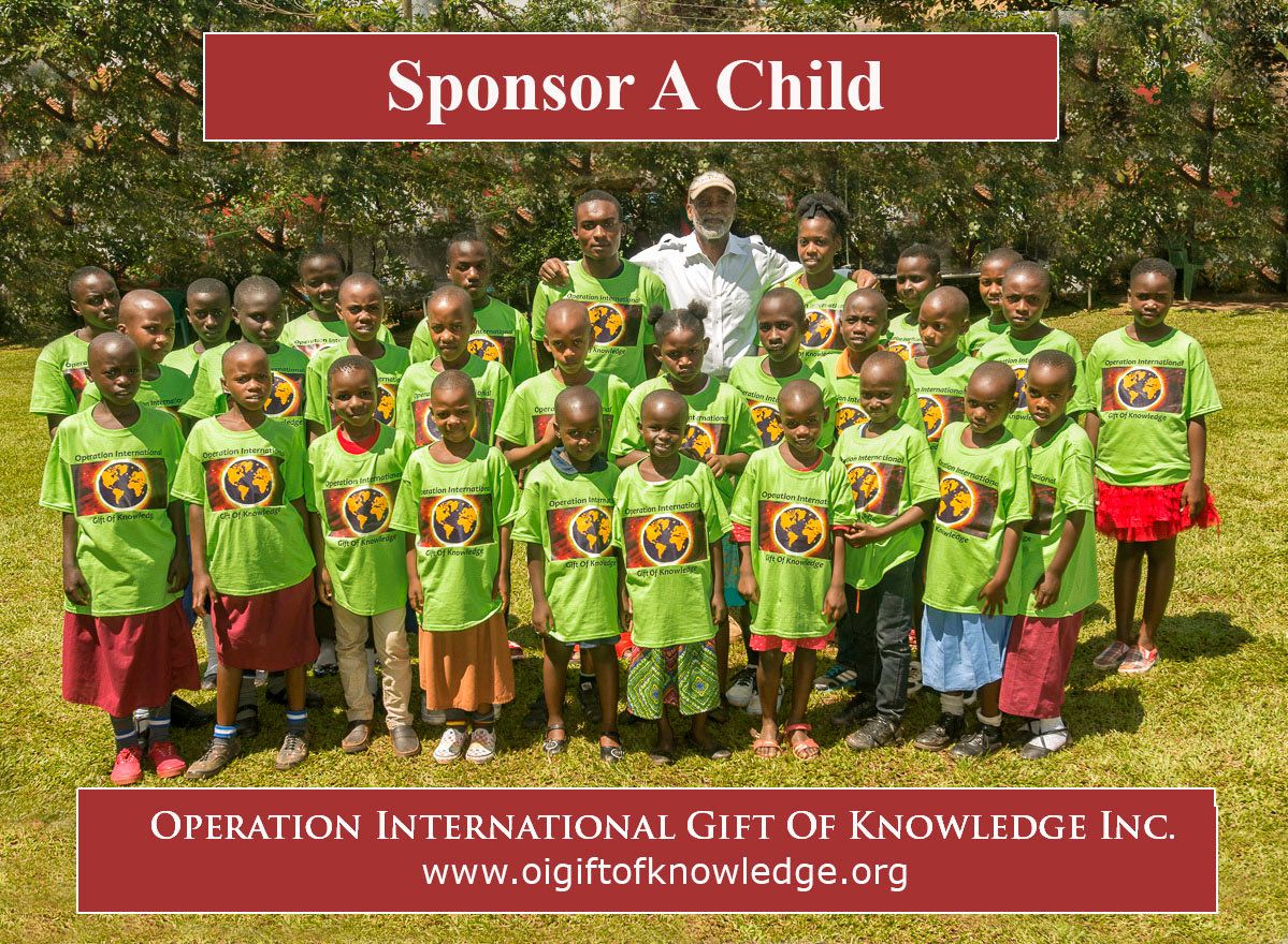 Children in OIGOK's education program in Uganda, East Africa
