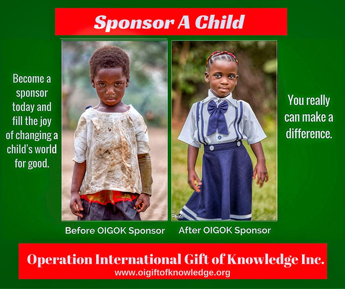 Children in OIGOK's education program in Uganda, East Africa